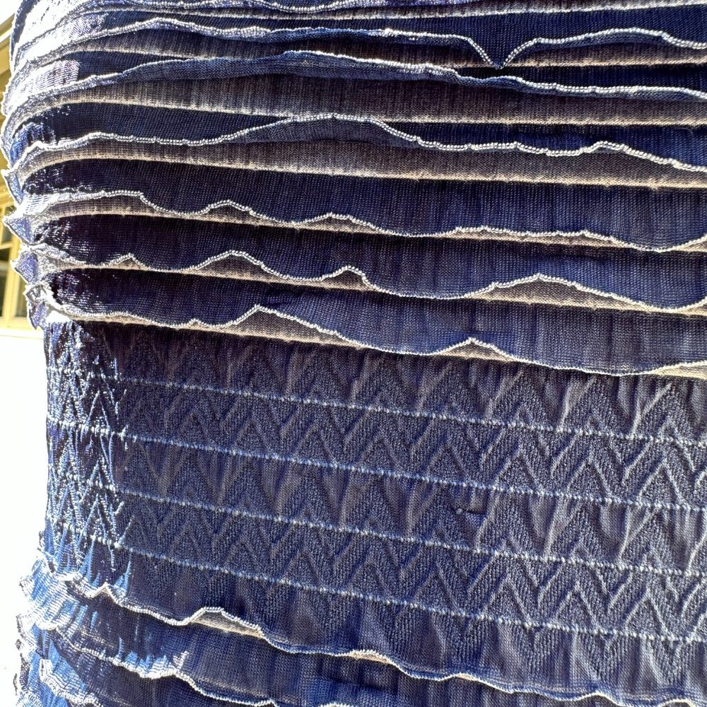 Blue Bodycon Sleeveless Dress - Picture 2 of 5